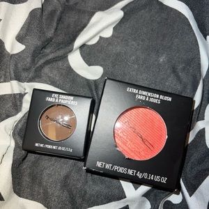 Mac blush & eye shadow